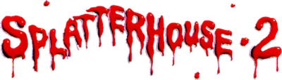 Splatterhouse 2 logo for Sega Mega Drive